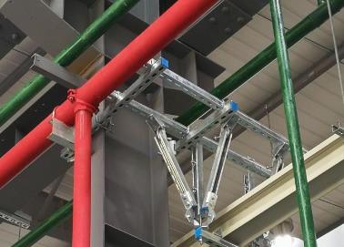 二道江该抗震支架的整体式支吊架结构协调性好